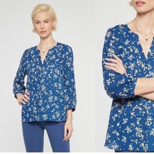 Nydj Womens  Pintuck Blouse